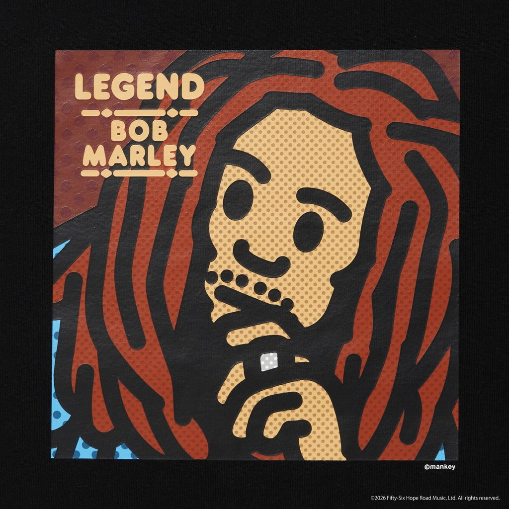 BOB MARLEY | COTTON T-SHIRT_LEGEND #BLACK [CCC-261T011]