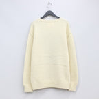 TIM LEHI | INTARSIA CREW NECK SWEATER #WHITE [22FW-WMK-KN22]