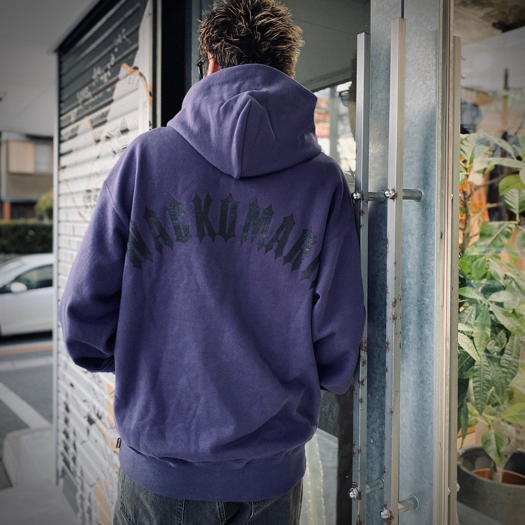 HEAVY WEIGHT PULLOVER HOODED SWEAT SHIRT ( TYPE-2 ) #PURPLE [25SS-WMC-SS04]