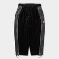 VELOUR PIPING BALLOON PANTS #Black [FW25-B05]