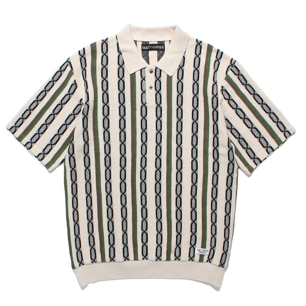 針織 POLO 衫 -2 型- #BEIGE [24SS-WMK-KN20]