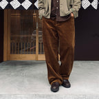 Corduroy Baggy Jeans #Brown [SD26F-PT06]