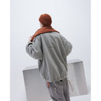 「RE-C01」Ryoiki Exp. 超大圓領毛衣 #M-GRAY [GOOPI-23AW-DEC-03]