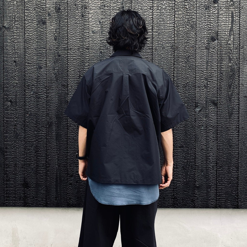 TECH MULTI TOOL POCKET SHIRT S/S SOLID #BLACK [BE-86026]
