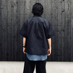 TECH MULTI TOOL POCKET SHIRT S/S SOLID #BLACK [BE-86026]