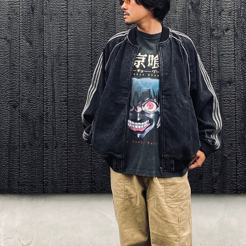 SST ADICOLOR DENIM TRACKTOP #トゥルーブラックデニム [KS4963]