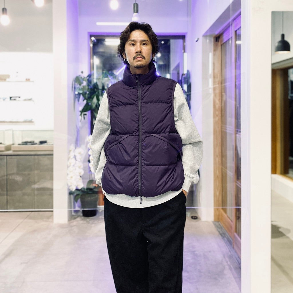 TECH ALPINE DOWN VEST #PURPLE [BW-24025W]