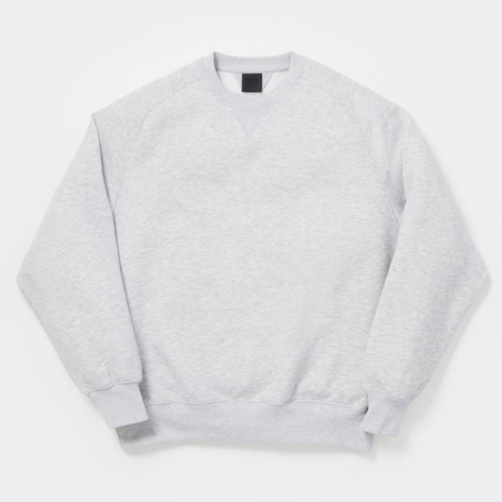TECH SWEAT CREW FREEDOM SLEEVE #HEATHER GRAY [BE-51026W]