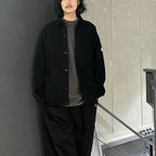 大黑色貼邊口袋襯衫 [CES26SH06]