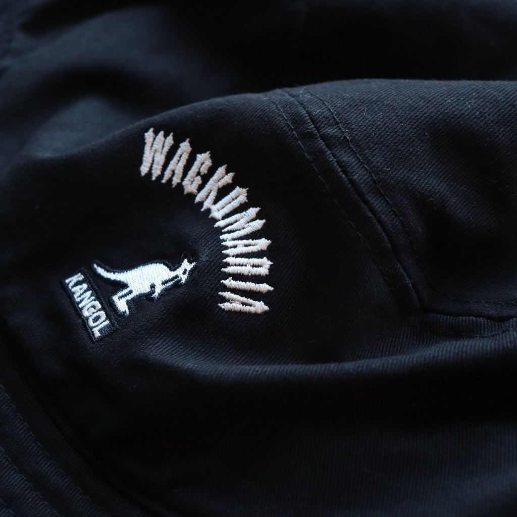 KANGOL | WASHED BUCKET #BLACK [26SS-WMA-HA01]