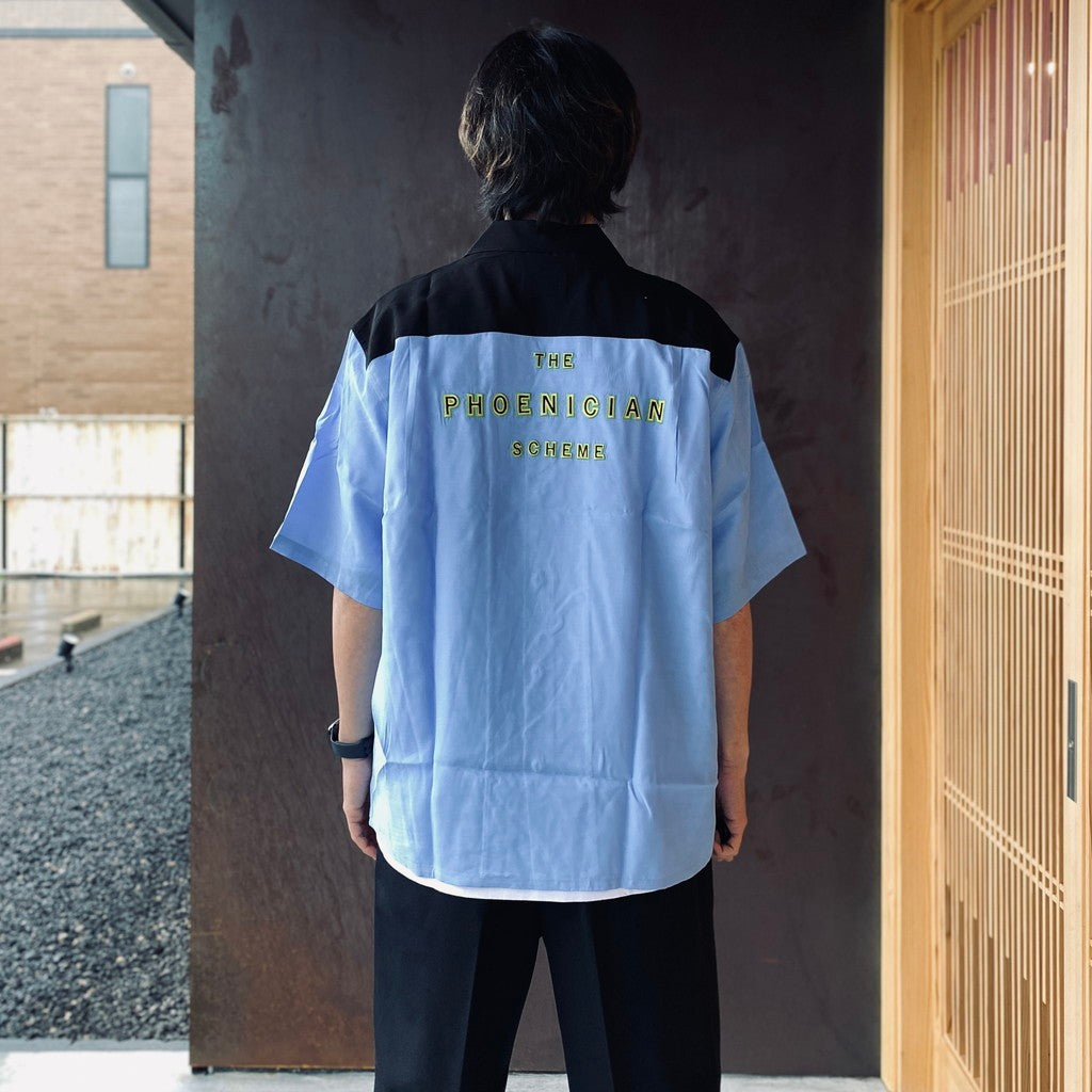 THE PHOENICIAN SCHEME | S/S HAWAIIAN SHIRT ( TYPE-6 ) #L-PURPLE [TPS-WM-HI06]