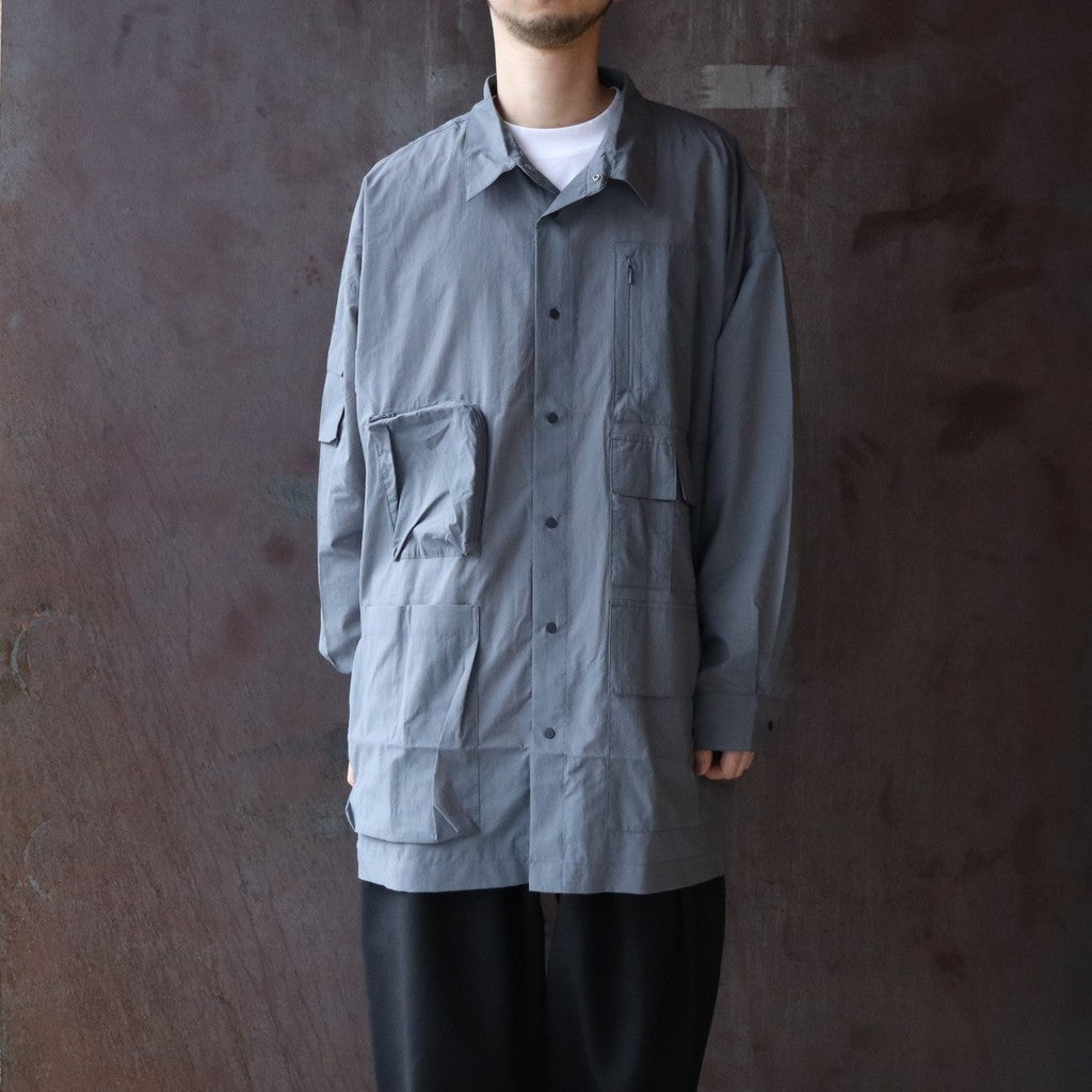PERTEX UTILITY LONGLINE SHIRT #GRAY [FPA02261U0004]