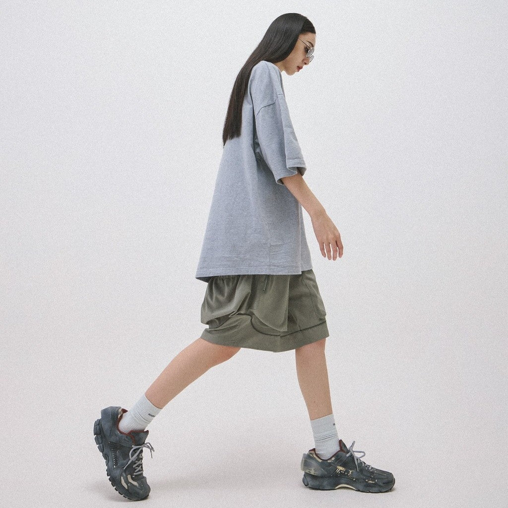 "LM-S01" G-輕便實用短褲 #SAGE [GOOPI-24SS-AUG-01]