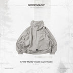 G7-H3 「Ｍantle」 Double-Layer Hoodie #L-GRAY [GOOPI-23AW-JAN-03]