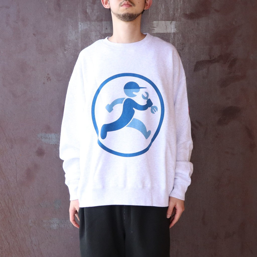 AS HSF-001 CREW NECK #GREY [CES29CS01]