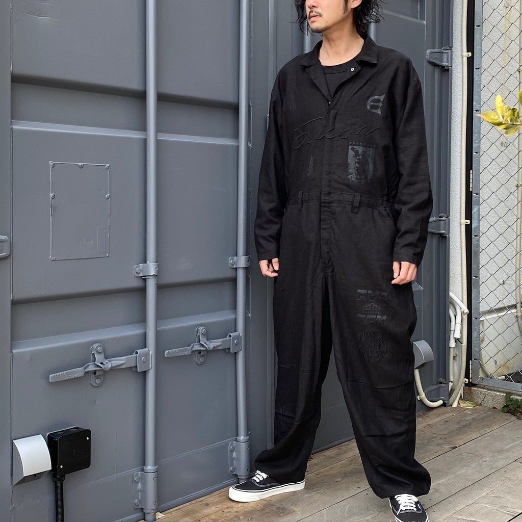 HEMP JUMP SUITS #BLACK [24SS-B04]