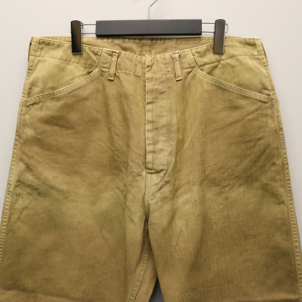 USMC P-41 HBT TROUSERS AGED #OLIVE YELLOW [BW261-U4HT]