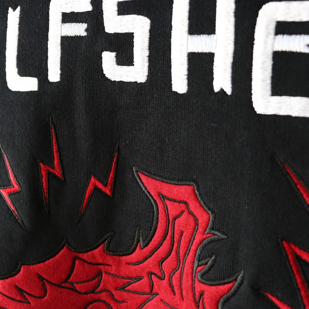WOLF'S HEAD | HEAVY WEIGHT CREW NECK SWEAT SHIRT #BLACK [WOLFSHEAD-WM-SS01]