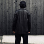 LEATHER JACKET ( TYPE-2 ) #BLACK [26FW-WMO-JK02]