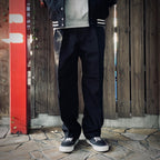 DOUBLE PLEATED CHINO TROUSERS #BLACK [25SS-WMP-PT13]