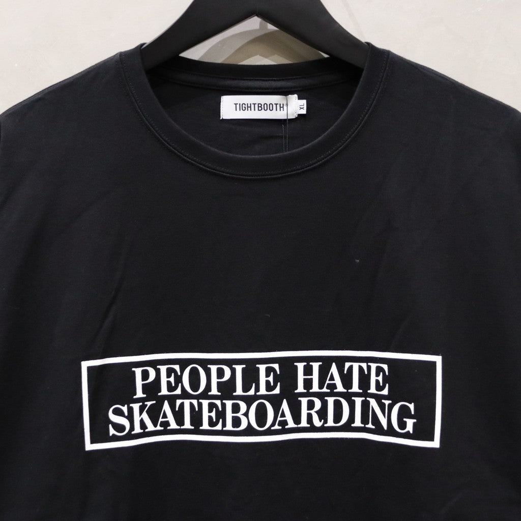 PEOPLE HATE SKATE T-SHIRT #BLACK [SS24-T12]