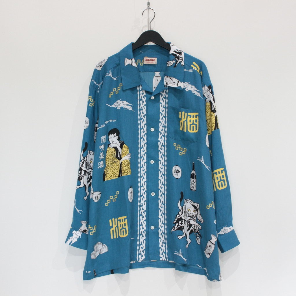 SAKE L/S SHIRT #BLUE [202352]