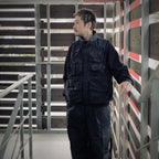 SOLOTEX PIGMENT DYE FEATURE VEST #Black [FPU10251U0001]