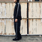 E LOGO TRACK PANTS #Black [25FW_B02]