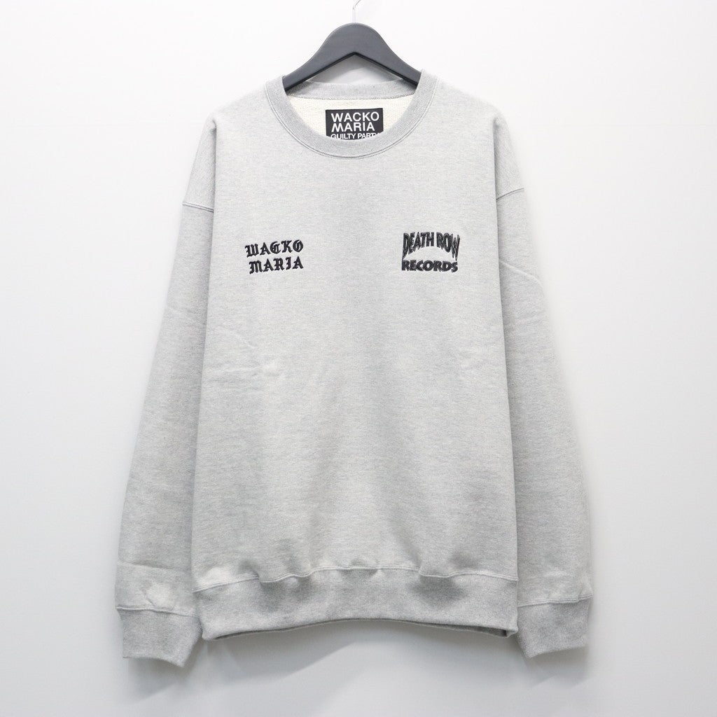 DEATH ROW RECORDS | HEAVY WEIGHT CREW NECK SWEAT SHIRT #GRAY [DEATHROW-WM-SS06]