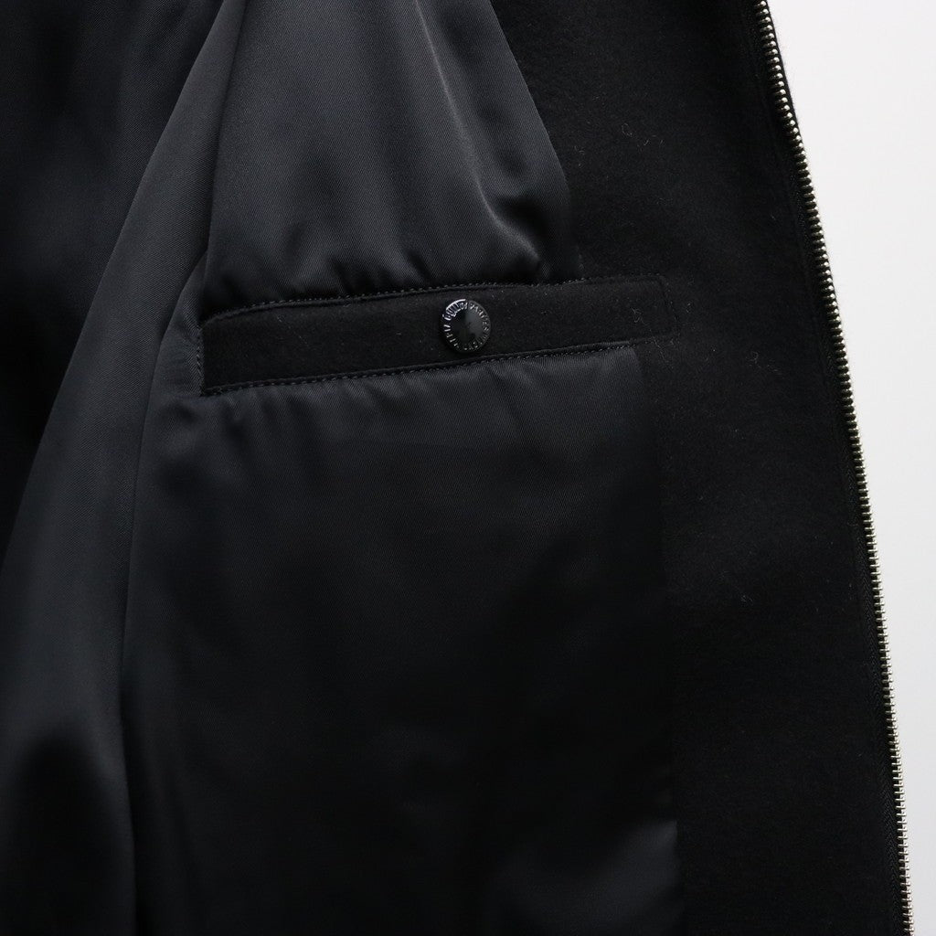 LEATHER VARSITY JACKET ( TYPE-1 ) #BLACK [26SS-WMO-BL05]