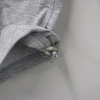 TECH DRAWSTRING TEE S/S #HEATHER GRAY [BE-32026W]