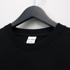 WASHED HEAVY WEIGHT CREW NECK T-SHIRT ( TYPE-15 ) #BLACK / PURPLE [26FW-WMT-WT18]
