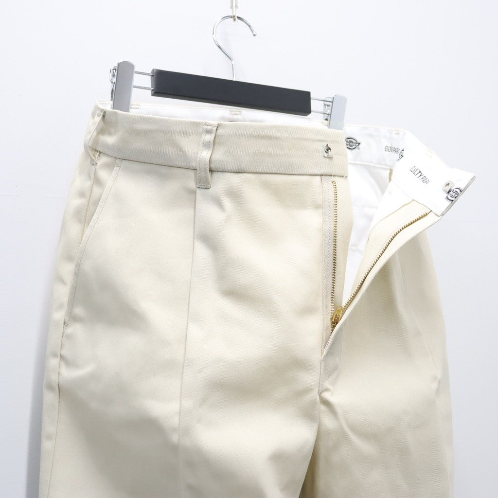 DICKIES | PLEATED TROUSERS #IVORY [26FW-WMP-DC01]