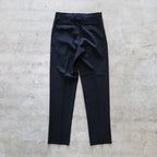PLEATED TROUSERS #BLACK [24FWE-WMP-TR01]
