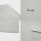 "X_Model-03" 普通長袖T卹 #灰燼 [GOOPI-24AW-NOV-01]