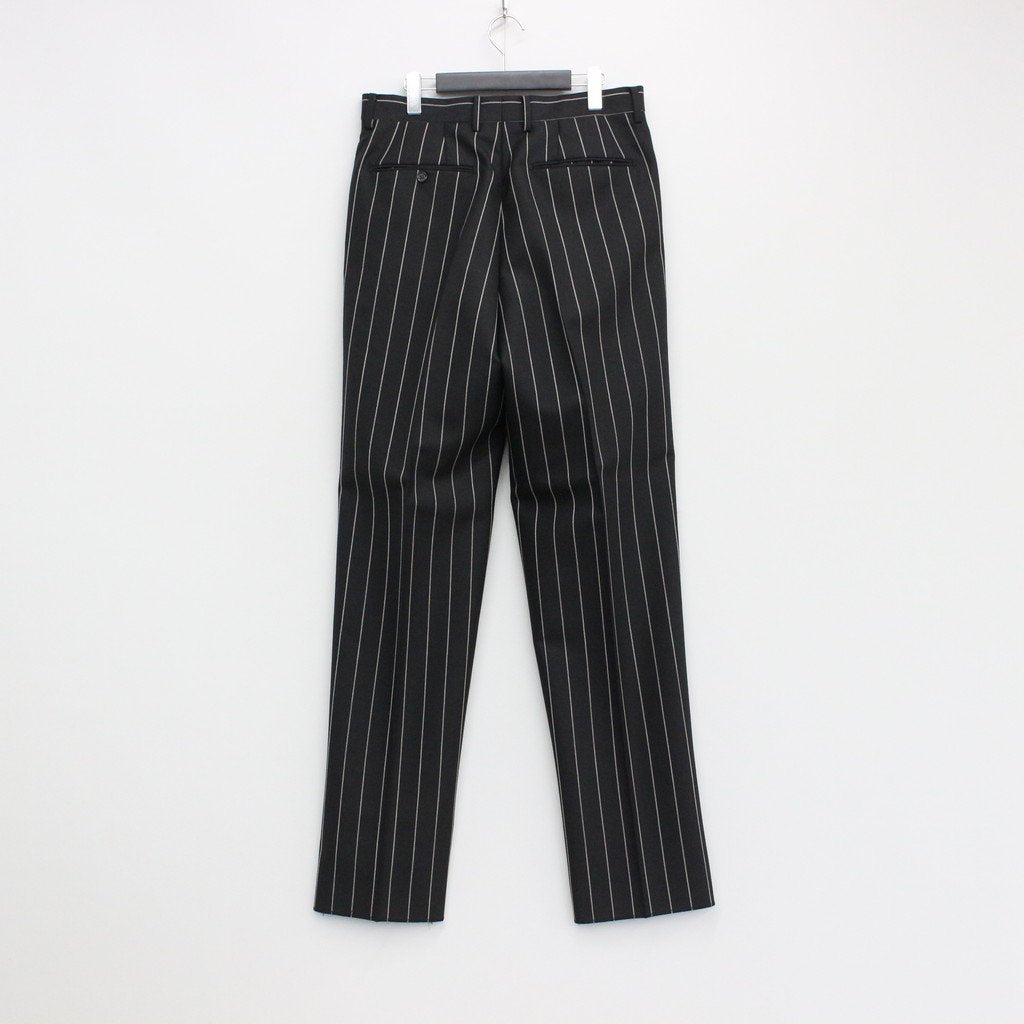 DOUBLE PLEATED TROUSERS #BLACK [23SS-WMP-TR24]