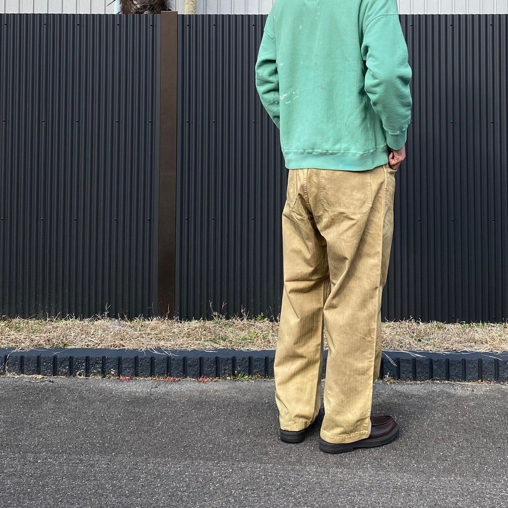 USMC P-41 HBT TROUSERS AGED #OLIVE YELLOW [BW261-U4HT]