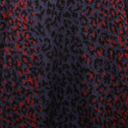 LEOPARD MOHAIR CREW NECK SWEATER #NAVY [25FW-WMK-KN07]