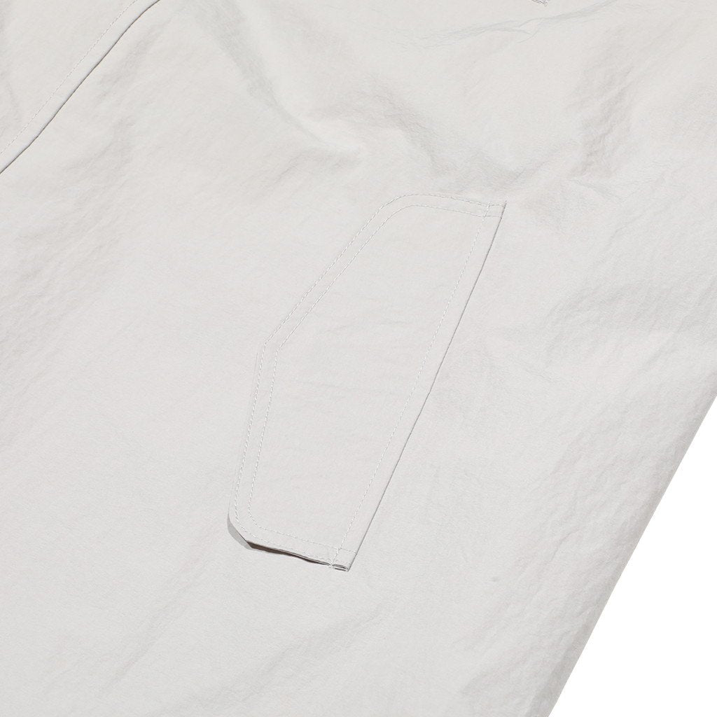 NYLON ZIP OVER COAT #GREY [CES22JK06]