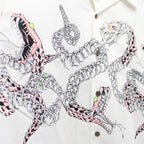 夏威夷長袖襯衫（4 型）#白色 [25FW-WMS-HI04]