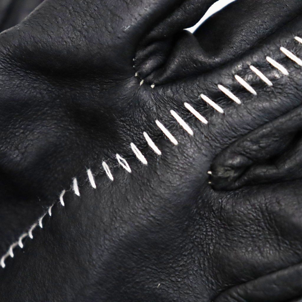 Artisan's Hand-stuffed (VEGETABLE TANNING PIG LEATHER) #BLACK [M-P4-AC2]
