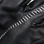 Artisan's Hand-stuffed (VEGETABLE TANNING PIG LEATHER) #BLACK [M-P4-AC2]