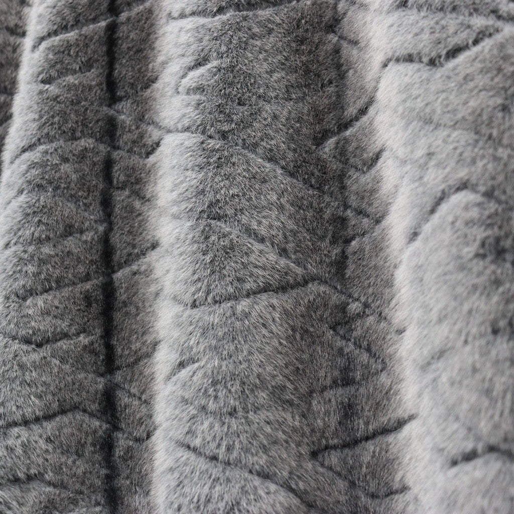 T QUILT FUR MA-1 #Black [FW25-JK04]