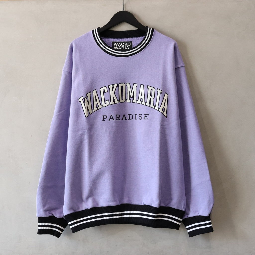 HEAVY WEIGHT CREW NECK SWEAT SHIRT ( TYPE-2 ) #PURPLE [24FW-WMC-SS10]