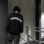 MIDDLE WEIGHT CREW NECK SWEAT SHIRT ( TYPE-2 ) #BLACK [24FW-WMC-SS08]