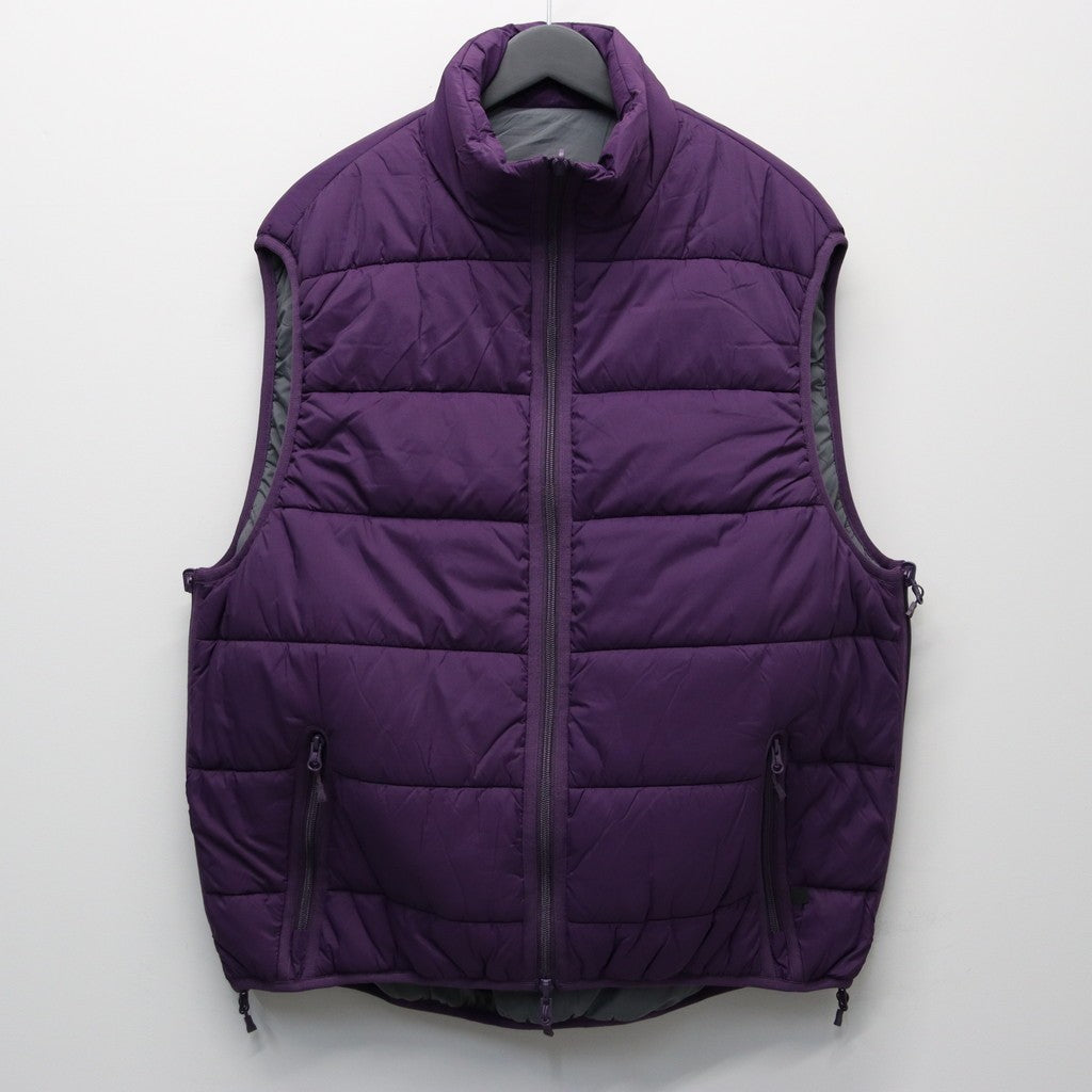 TECH REVERSIBLE CLIMBERS PUFF VEST #PURPLE×CHA [BW-23025W]