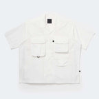 TECH MULTI TOOL POCKET SHIRT S/S SOLID #WHITE [BE-86026]