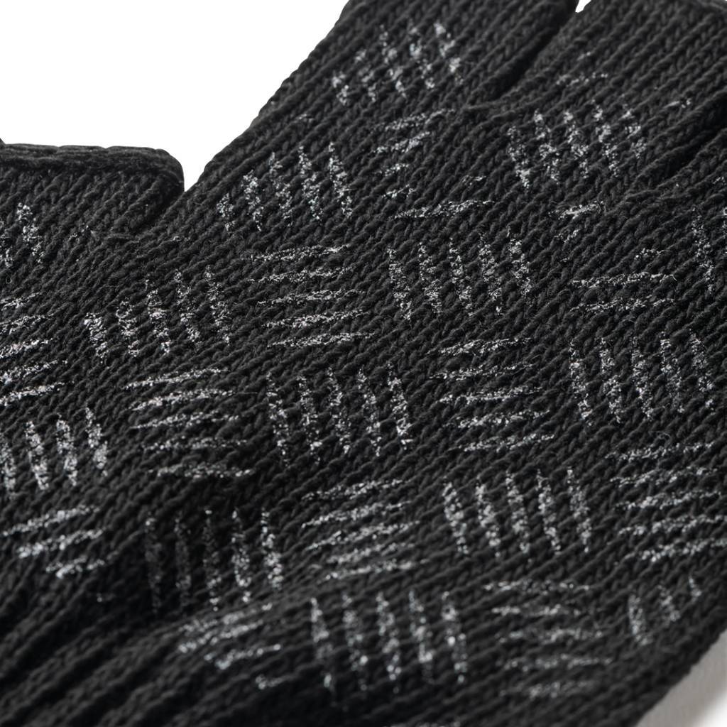 LOGO FINGERLESS GLOVES #Black [FW26-A09]