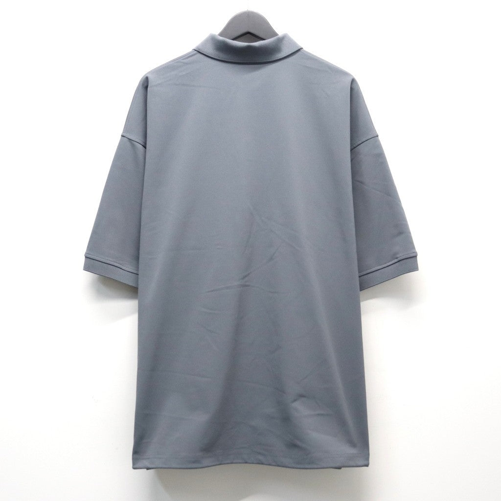 TECH POLO SHIRT S/S #CHARCOAL [BE-37026]