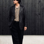LEATHER JACKET ( TYPE-2 ) #BLACK [26FW-WMO-JK02]